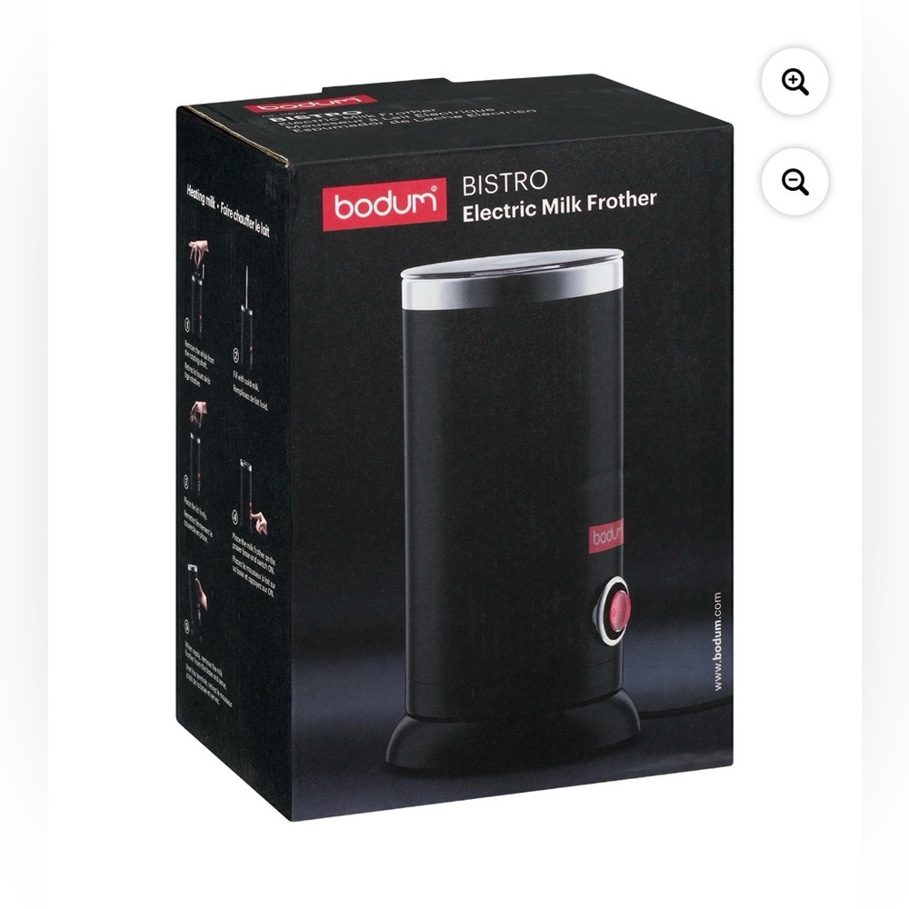 Bodum Bistro Black Electric Milk Frother. Box C